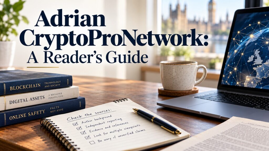 Adrian CryptoProNetwork: A Reader’s Guide Adrian CryptoProNetwork: A Reader’s Guide