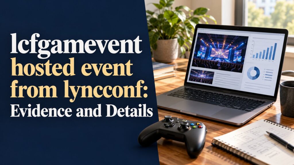 lcfgamevent hosted event from lyncconf: Evidence and Details — editorial featured cover